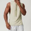 Sleeveless hooded vest