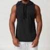 Sleeveless hooded vest