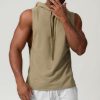 Sleeveless hooded vest