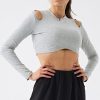 Hollow long sleeves