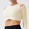 Hollow long sleeves