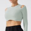Hollow long sleeves
