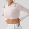 Hollow long sleeves