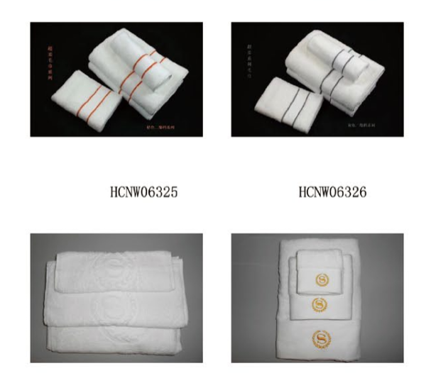 Guest room towels