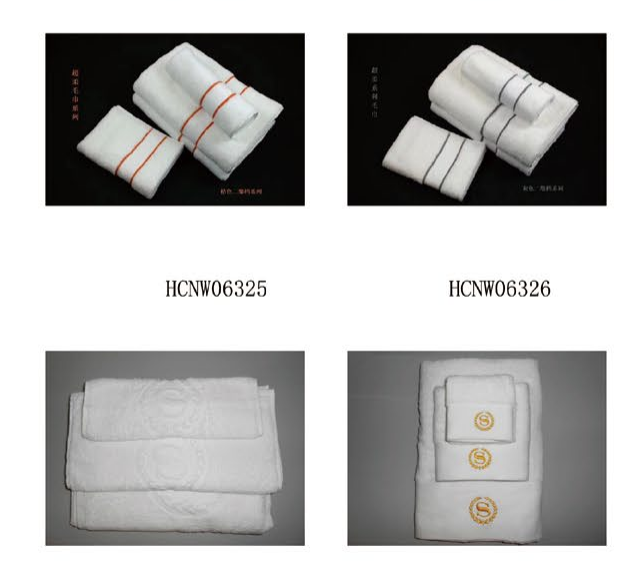 Guest room towels