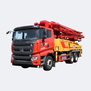 Concrete pump truck