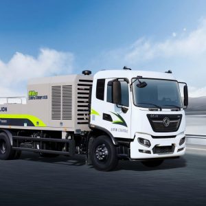 Truck-mounted concrete pump truck