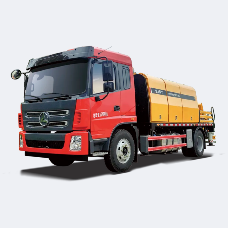 Truck-mounted pump